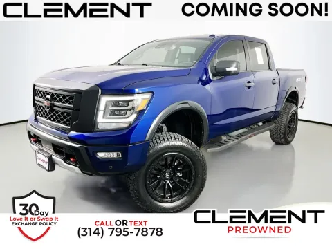 Blue 2021 Nissan Titan PRO-4X for sale in St. Charles, MO