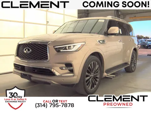 Silver 2022 INFINITI QX80 LUXE for sale in St. Charles, MO