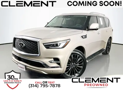 Silver 2022 INFINITI QX80 LUXE for sale in St. Charles, MO
