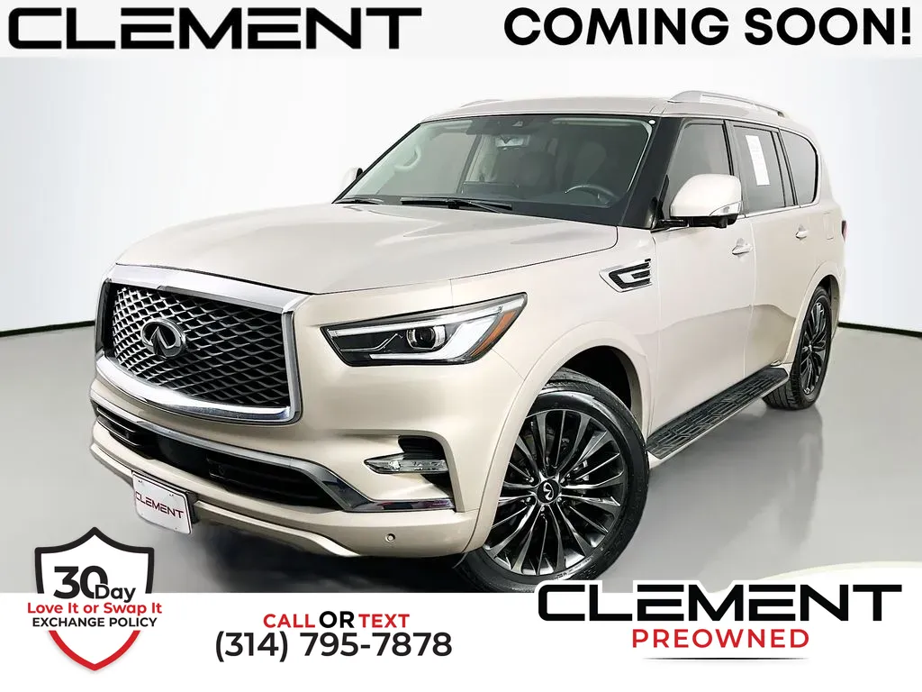 Silver 2022 INFINITI QX80 LUXE for sale in St. Charles, MO