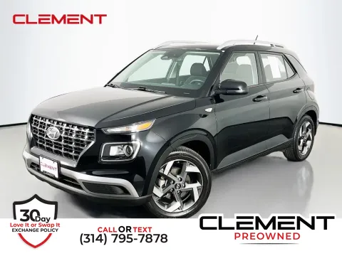 Black 2024 Hyundai Venue SEL for sale in St. Charles, MO