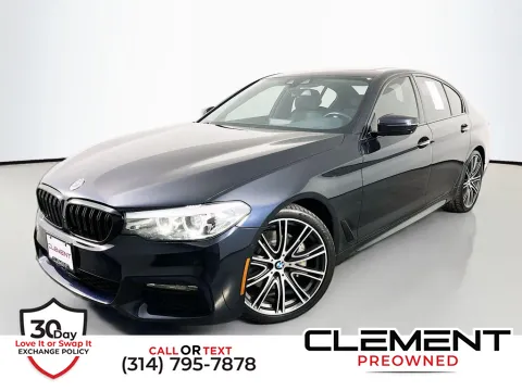 Black 2018 BMW 5 Series 540i xDrive for sale in St. Charles, MO