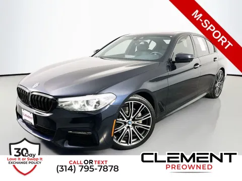 Black 2018 BMW 5 Series 540i xDrive for sale in St. Charles, MO