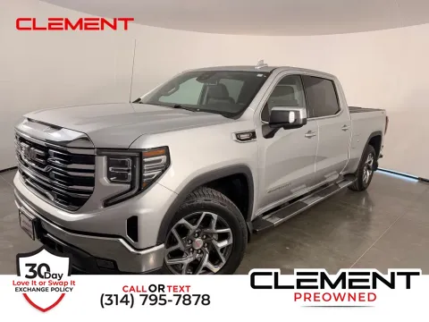 Silver 2022 GMC Sierra 1500 SLT for sale in St. Charles, MO
