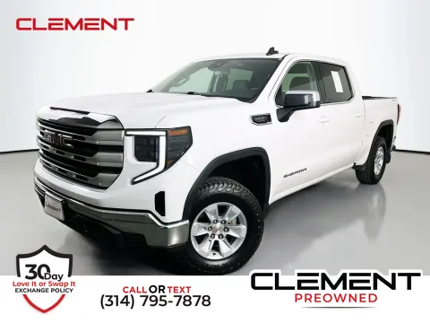 White 2023 GMC Sierra 1500 SLE for sale in St. Charles, MO