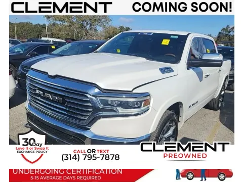 White 2019 Ram 1500 Laramie Longhorn for sale in St. Charles, MO