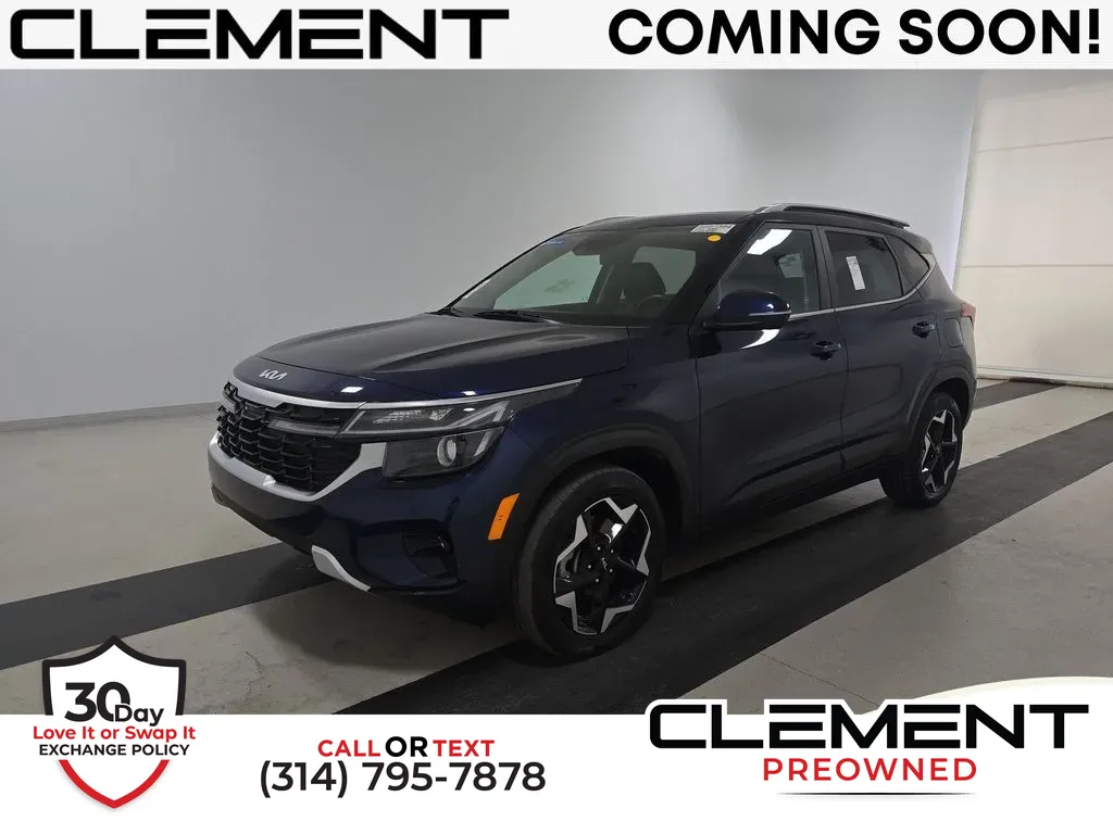 Blue 2024 Kia Seltos EX for sale in St. Charles, MO