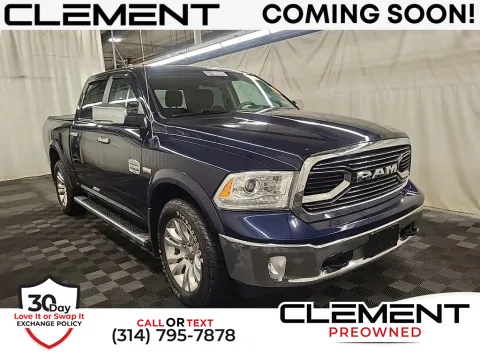 Blue 2018 Ram 1500 Laramie Longhorn for sale in St. Charles, MO