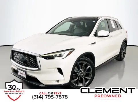 Black 2019 INFINITI QX50 for sale in St. Charles, MO