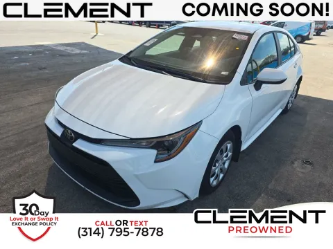 White 2025 Toyota Corolla LE for sale in St. Charles, MO