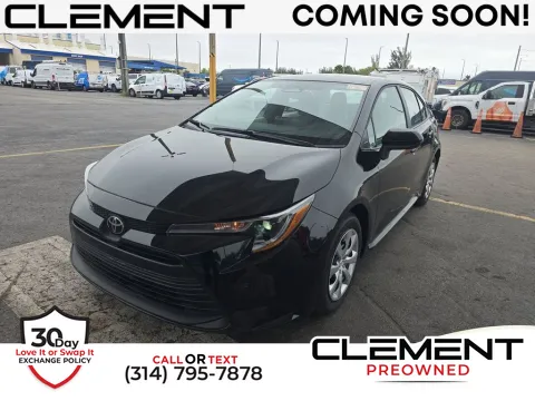 Black 2025 Toyota Corolla LE for sale in St. Charles, MO