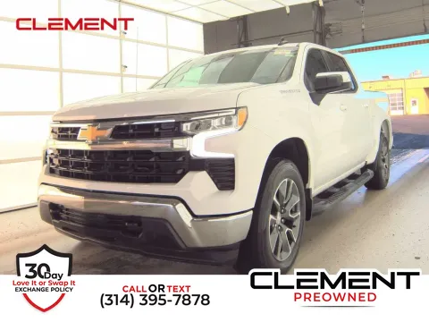 White 2023 Chevrolet Silverado 1500 LT for sale in St. Charles, MO