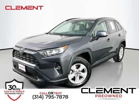 Gray 2021 Toyota RAV4 XLE for sale in St. Charles, MO
