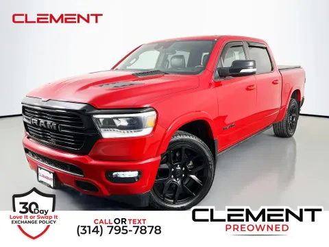 Red 2021 Ram 1500 Laramie for sale in St. Charles, MO
