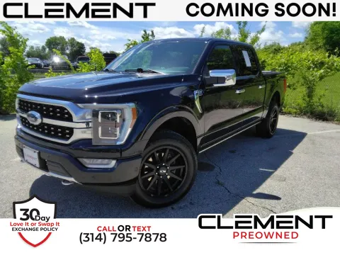 Black 2021 Ford F-150 Platinum for sale in St. Charles, MO