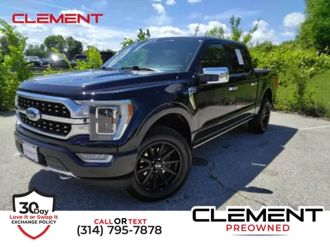 Black 2021 Ford F-150 Platinum for sale in St. Charles, MO
