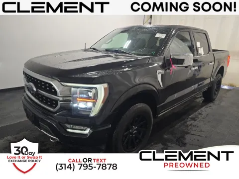 Black 2021 Ford F-150 Platinum for sale in St. Charles, MO