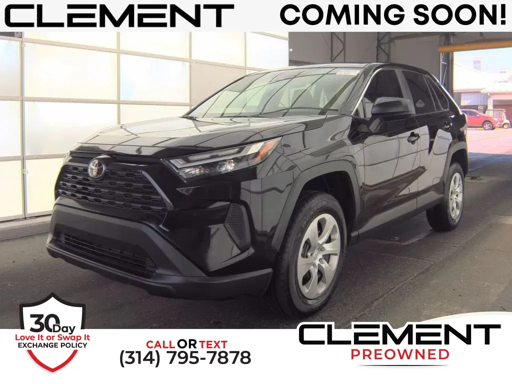 Black 2025 Toyota RAV4 LE for sale in St. Charles, MO