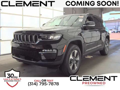 Black 2022 Jeep Grand Cherokee 4xe for sale in St. Charles, MO
