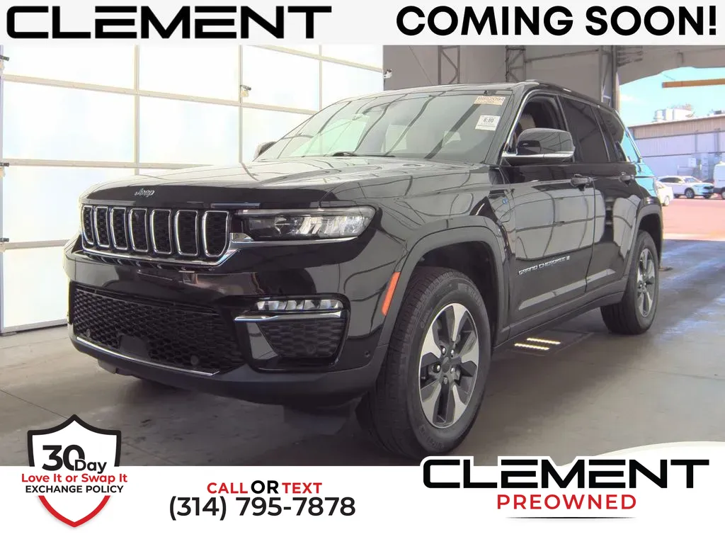 Black 2022 Jeep Grand Cherokee 4xe for sale in St. Charles, MO