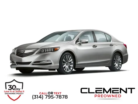 Red 2016 Acura RLX for sale in St. Charles, MO