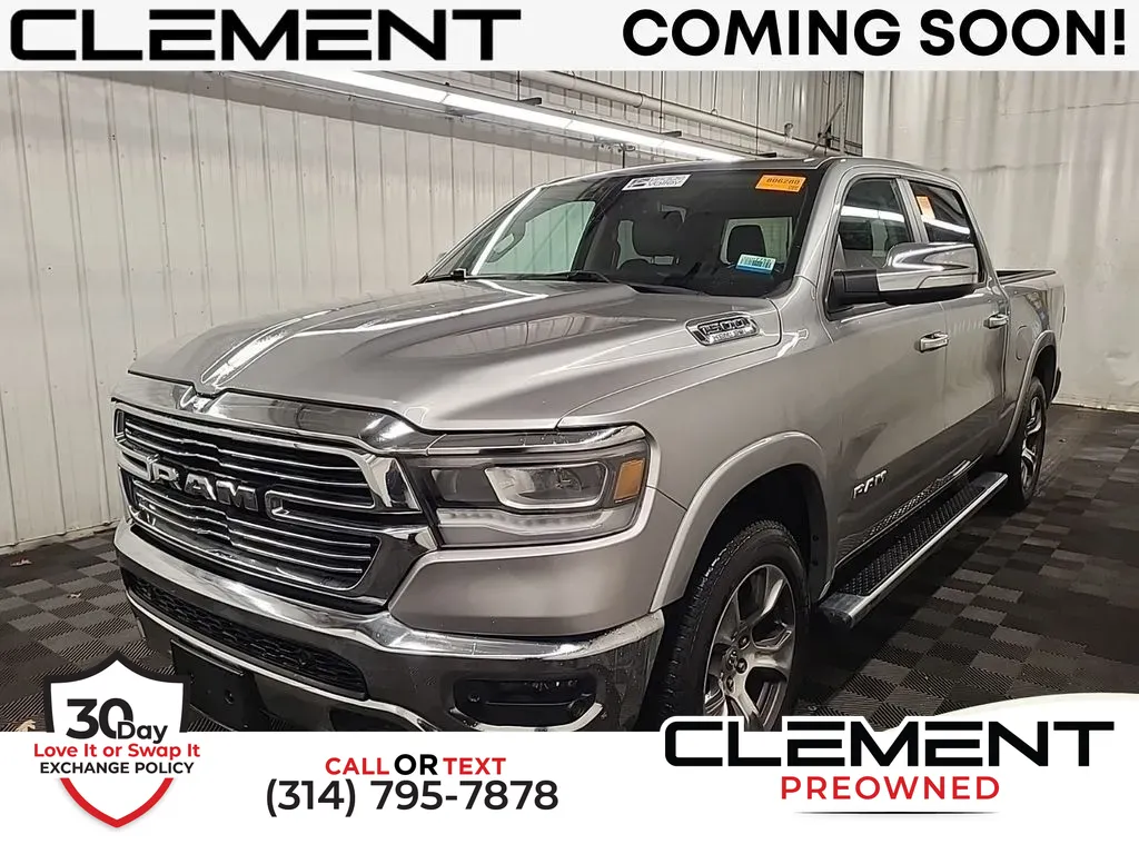 Silver 2019 Ram 1500 Laramie for sale in St. Charles, MO