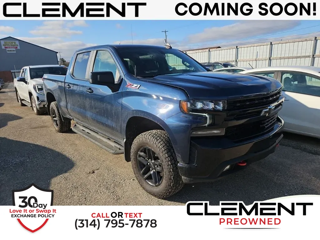 Blue 2021 Chevrolet Silverado 1500 LT Trail Boss for sale in St. Charles, MO
