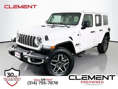 White 2025 Jeep Wrangler Sahara for sale in St. Charles, MO