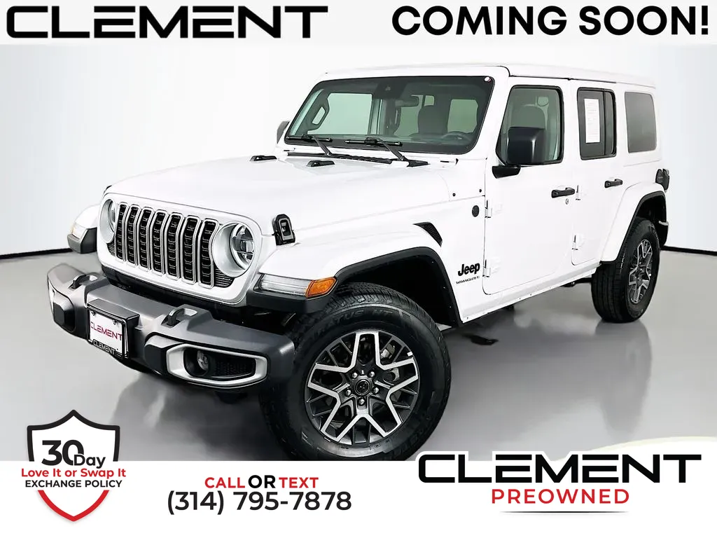 White 2025 Jeep Wrangler Sahara for sale in St. Charles, MO