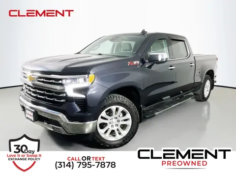 Gray 2022 Chevrolet Silverado 1500 LTZ for sale in St. Charles, MO