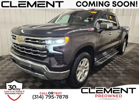 Gray 2022 Chevrolet Silverado 1500 LTZ for sale in St. Charles, MO