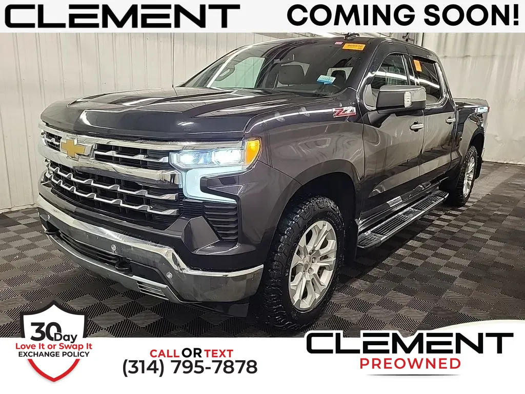 Gray 2022 Chevrolet Silverado 1500 LTZ for sale in St. Charles, MO