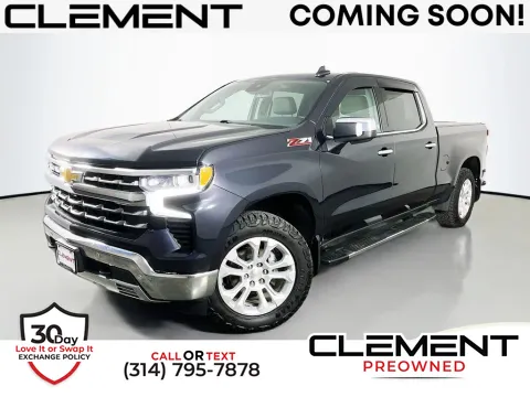 Gray 2022 Chevrolet Silverado 1500 LTZ for sale in St. Charles, MO