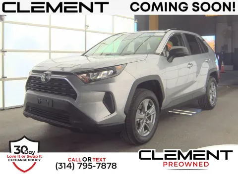Silver 2022 Toyota RAV4 Hybrid LE for sale in St. Charles, MO