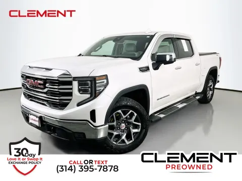 White 2022 GMC Sierra 1500 SLT for sale in St. Charles, MO