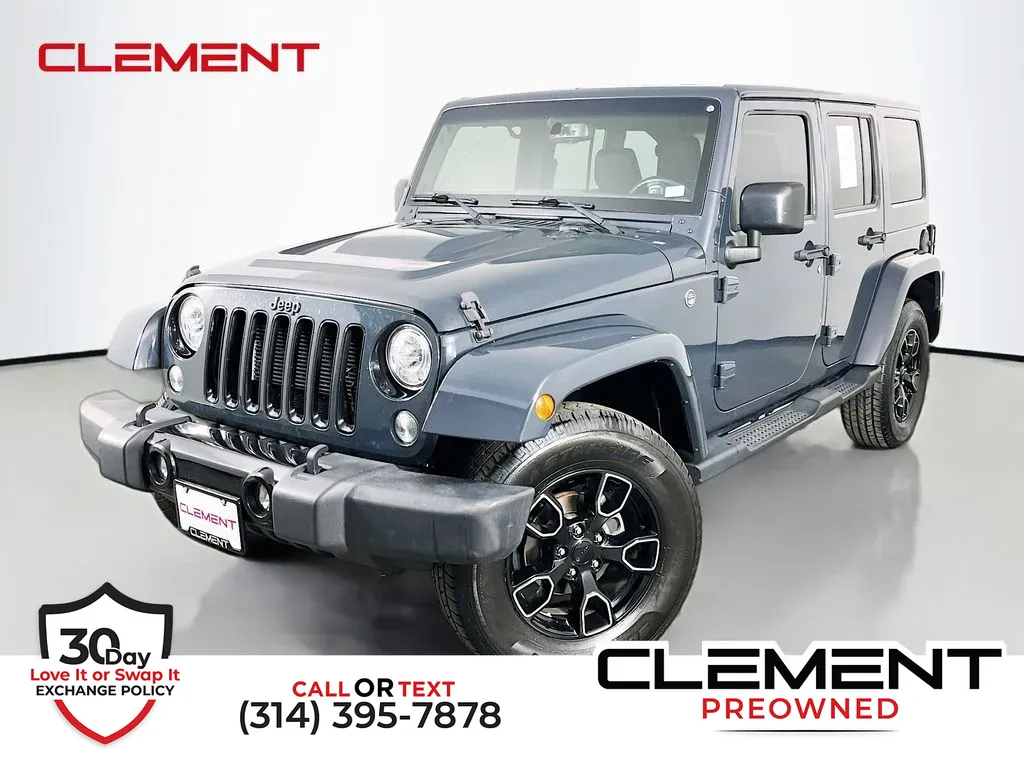 Gray 2018 Jeep Wrangler JK Unlimited Sahara for sale in St. Charles, MO