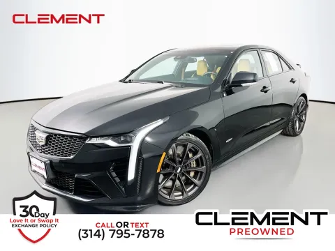 Black 2023 Cadillac CT4 V-Series for sale in St. Charles, MO