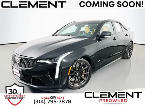 Black 2023 Cadillac CT4 V-Series for sale in St. Charles, MO