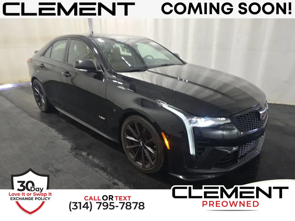 Black 2023 Cadillac CT4 V-Series for sale in St. Charles, MO