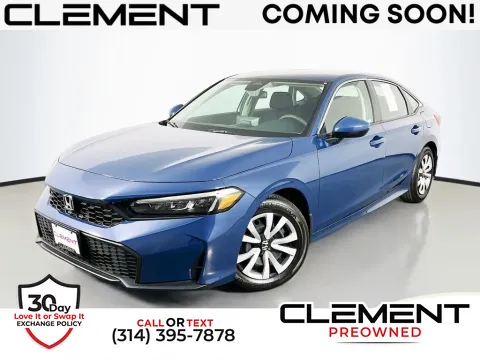 Blue 2026 Honda Civic LX for sale in St. Charles, MO