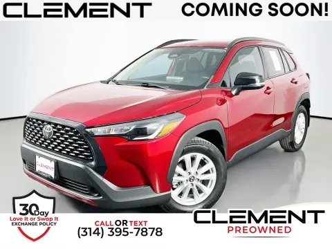 Red 2025 Toyota Corolla Cross LE for sale in St. Charles, MO