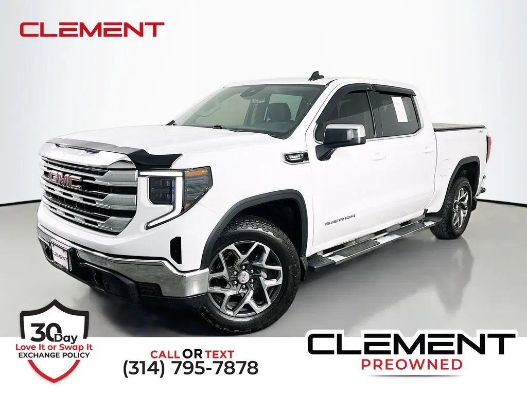 White 2024 GMC Sierra 1500 SLE for sale in St. Charles, MO