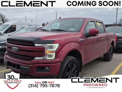 Red 2018 Ford F-150 Lariat for sale in St. Charles, MO