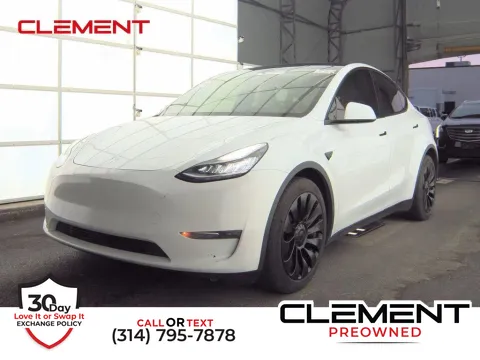 White 2021 Tesla Model Y Long Range for sale in St. Charles, MO