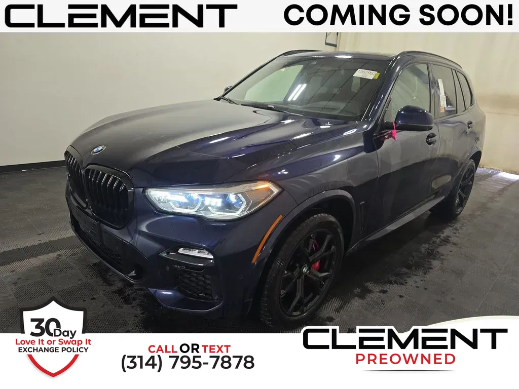 Blue 2021 BMW X5 xDrive40i for sale in St. Charles, MO
