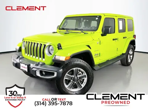 Green 2021 Jeep Wrangler Unlimited Sahara for sale in St. Charles, MO