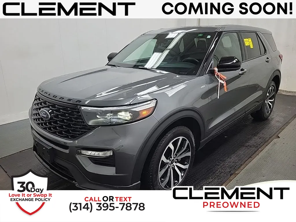 Gray 2022 Ford Explorer ST-Line for sale in St. Charles, MO