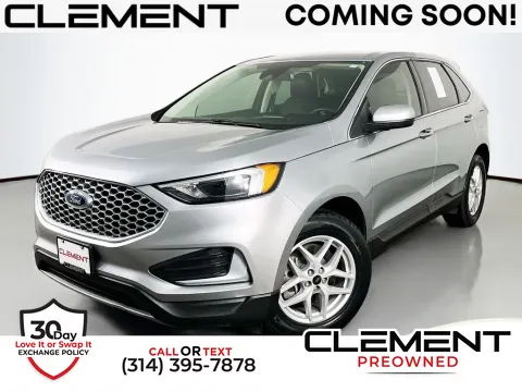Silver 2024 Ford Edge SEL for sale in St. Charles, MO