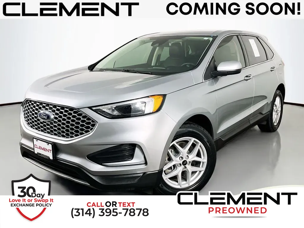 Silver 2024 Ford Edge SEL for sale in St. Charles, MO