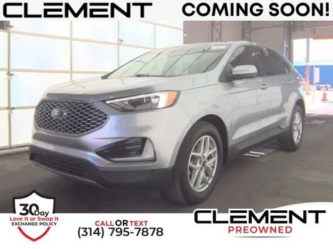 Silver 2024 Ford Edge SEL for sale in St. Charles, MO
